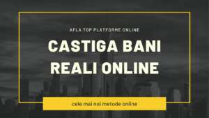 platforme de facut bani online